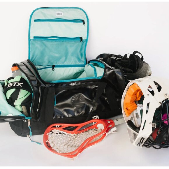 Tobiq Travel 45L Sleek Vik Black Travel Duffel. NWT - Picture 5 of 10